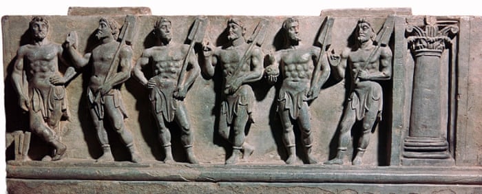 Gandhara sculpture marine deities British Museum