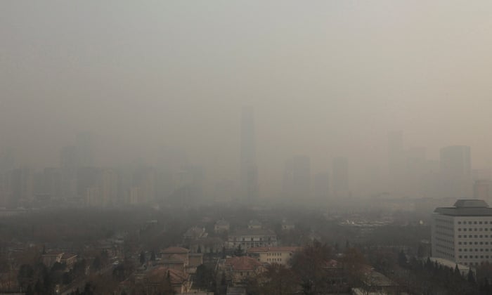 Air pollution in Beijing, China