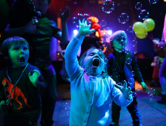 Disco party bubbles