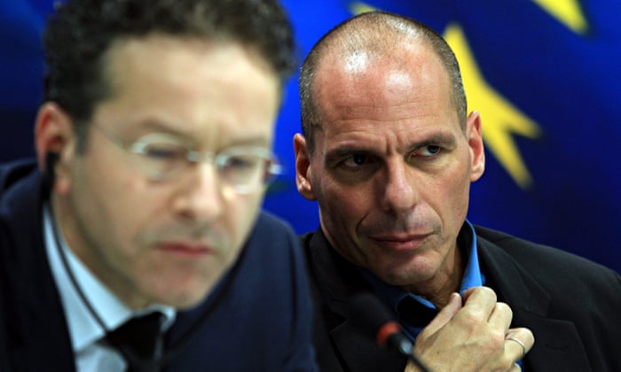 greece finance minister Yanis Varoufakis dutch eroen Dijsselbloem eurogroup