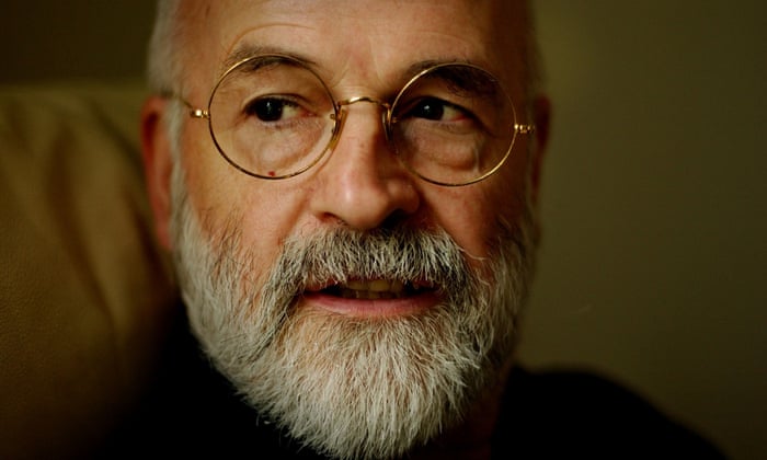 Terry Pratchett at his home in Wiltshire