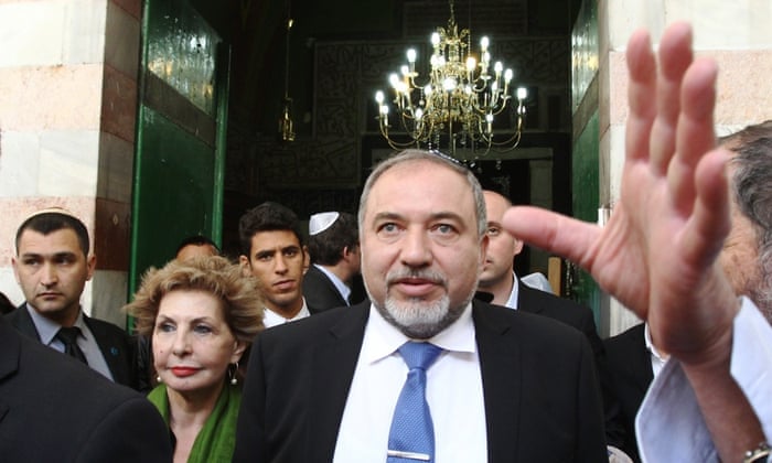 Israeli foreign minister Avigdor Lieberman