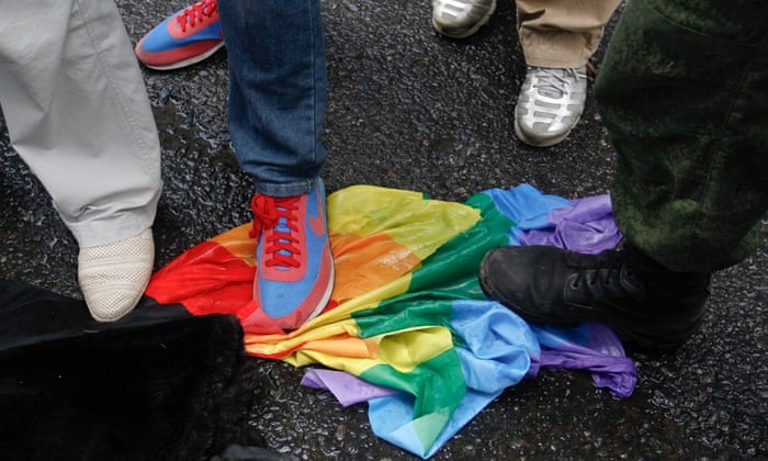 Russian anti-gay rights activists