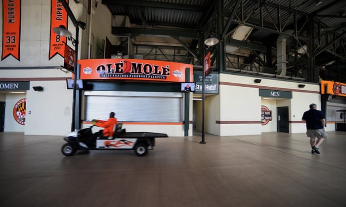 white sox orioles empty stadium