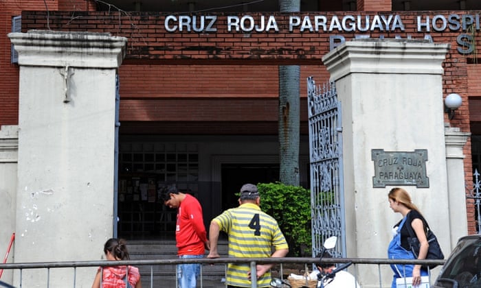 The 10-year-old is staying at a Red Cross hospital in Asuncion.