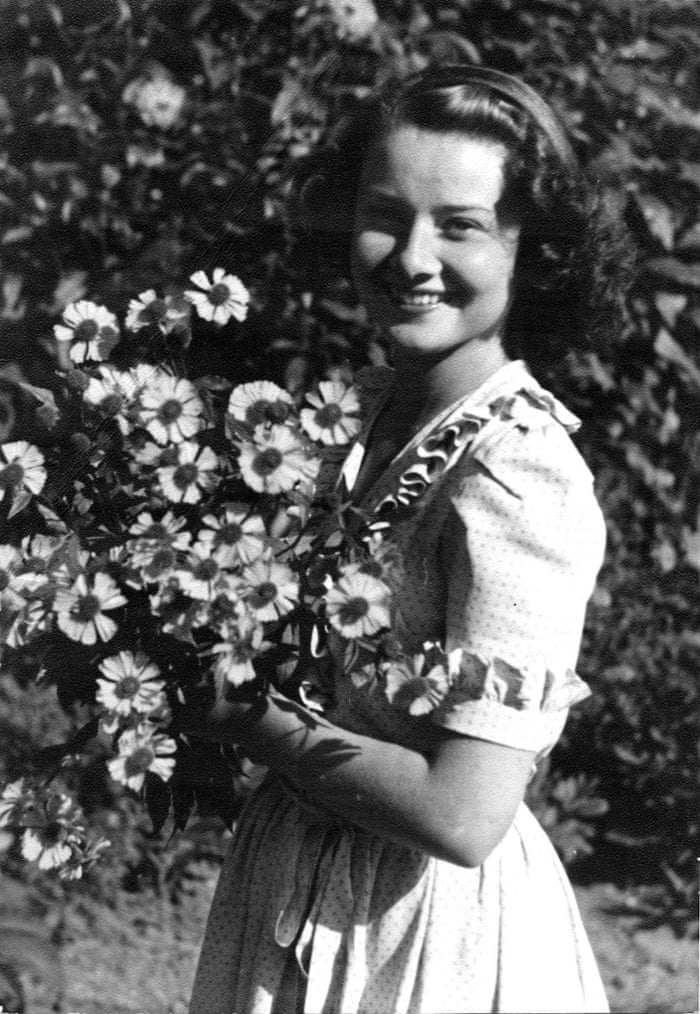 Audrey Hepburn after the liberation of Holland by an unknown photographer, 1946