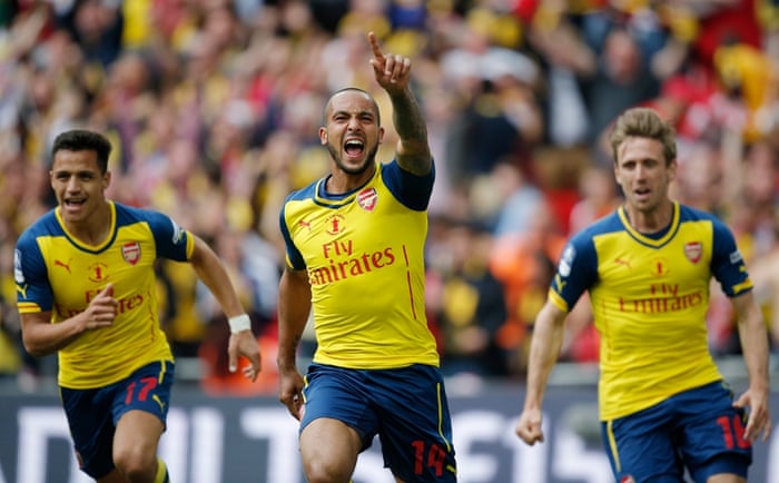walcott wembley arsenal fa cup goal