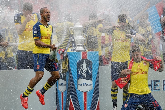 fa cup glory arsenal celebrating record 12th win