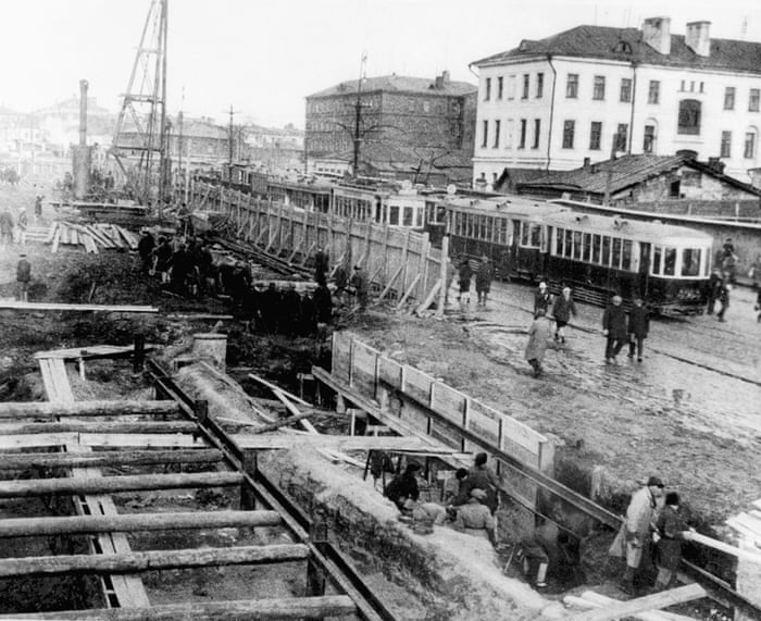 Construction of the Moscow Metro, October 1933