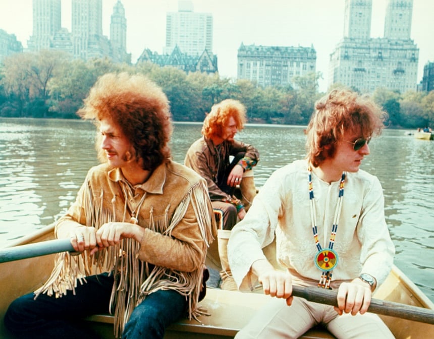 Cream on a boat in Central Park, New York, 1968