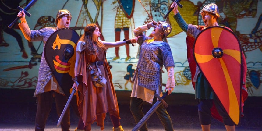 Norm’s here … King Harold gets an arrow in the eye, as portrayed in Incredible Invaders