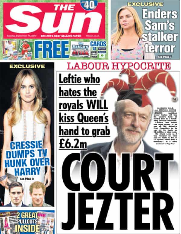 Labour leader Jeremy Corbyn may be ignoring the tabloids but they are not reciprocating.