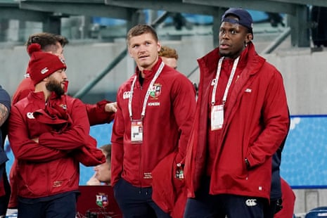 Owen Farrell, and Maro Itoje, at the Allianz Stadium.