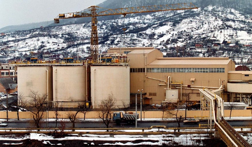 The gold-mining complex in Baia Mare at the centre of the 2000 cyanide spill.