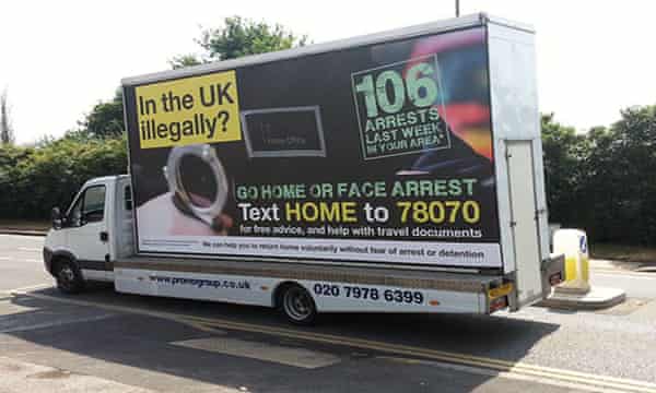 Fawaz’s gym is in Brent, one of the areas in London chosen to trial the Home Office’s ‘Go home’ vans in 2013, which the government admitted was not a success.