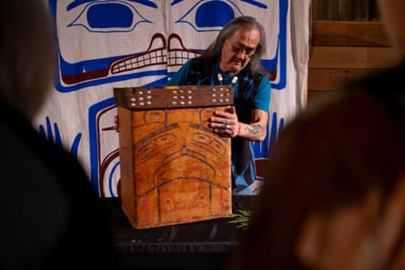 a man with a box