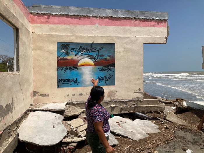 It's time for us to go': the Mexican fishing village swallowed by the sea | Mexico | The Guardian