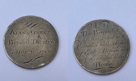 Bristol Old Vic vows to honour 1766 free-ticket token up for auction, Bristol Old Vic