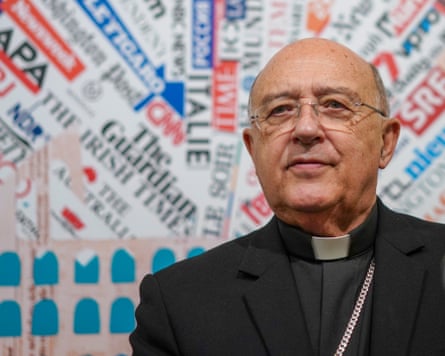 A cleric wearing glasses