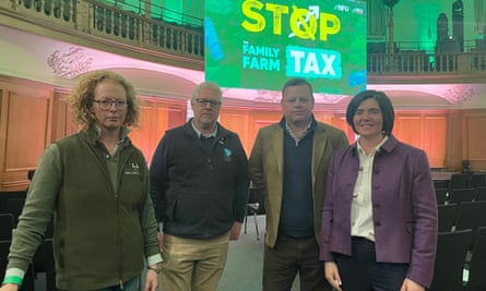 Farmers Sarah Godwin, Philip Greenhill, Fraser Bush, Abi Reader