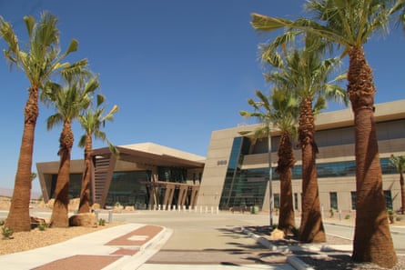 The Weed Army Community Hospital in Fort Irwin, California is the first Department of Defense LEED platinum and carbon-neutral medical facility built in the United States.