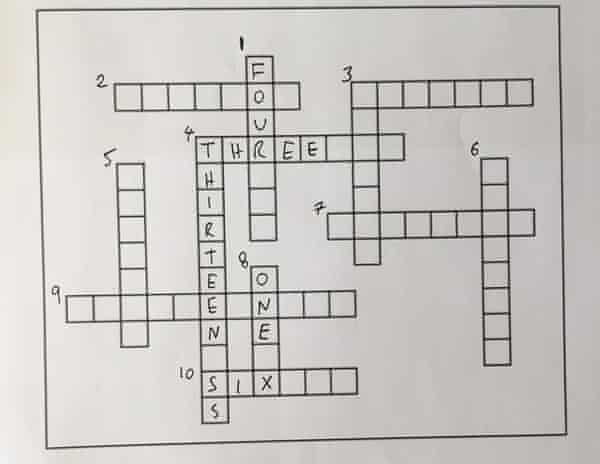 Can you solve it? The crossword that counts itself, Mathematics