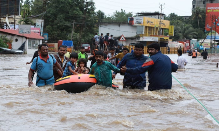 Kerala Floods Many Thousands Await Rescue As Downpour Continues India The Guardian Kerala Floods Many Thousands Await Rescue As Downpour Continues India The Guardian