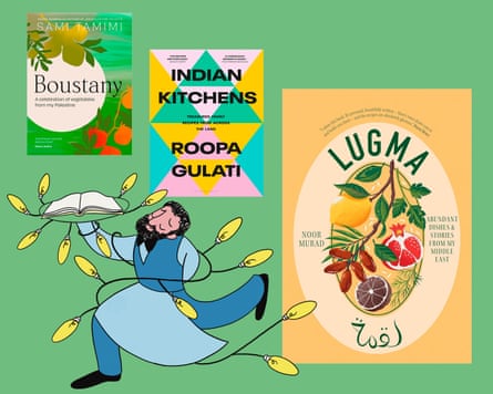 Covers of Boustany, Indian Kitchens and Lugma.