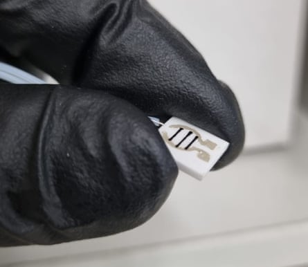 The prototype of the methanol breathalyser developed by University of Adelaide researchers.