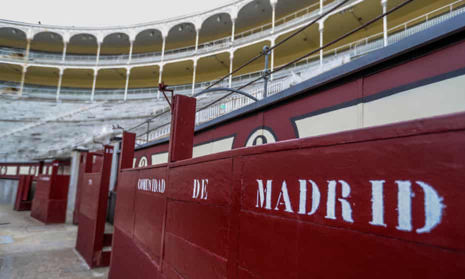 Madrid’s Las Ventas bullring is deserted, following the cancellation of the 2020 bullfighting season due to the coronavirus lockdown.