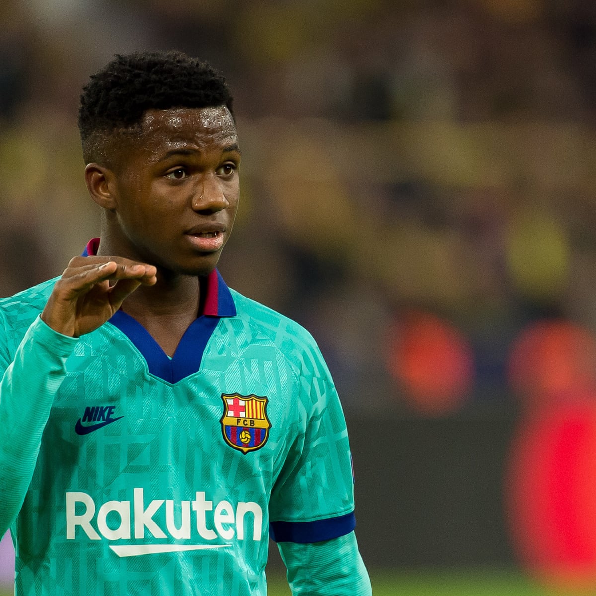 Barcelona S Ansu Fati Cleared To Play For Spain After Being Granted Passport Barcelona The Guardian