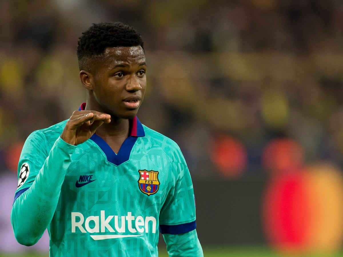 Barcelona S Ansu Fati Cleared To Play For Spain After Being Granted Passport Barcelona The Guardian