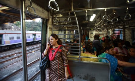 A ‘ladies’ special’ train in Mumbai.