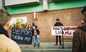 A protest against Onikosi’s deportation