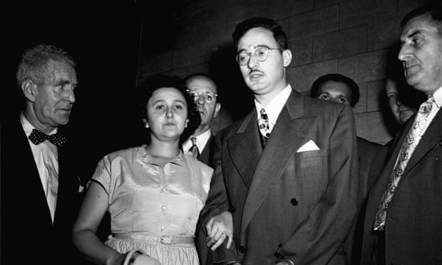 Ethel and Julius Rosenberg are shown during their 1951 trial for espionage in New York.
