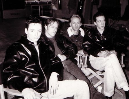 The Wild Swans’ second lineup – from left, Jerry Kelly, Alan Wills, Simpson, Joe Fearon – in 1988.