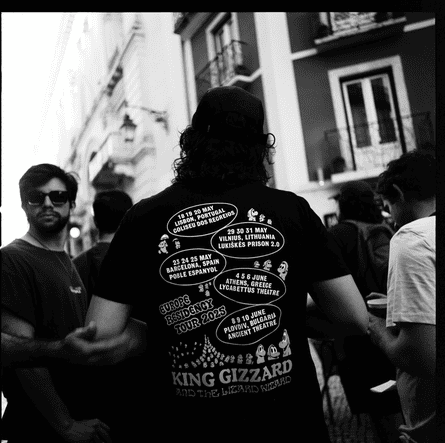 A member of the Weirdo Swarm at Coliseu dos Recreios, Lisbon.