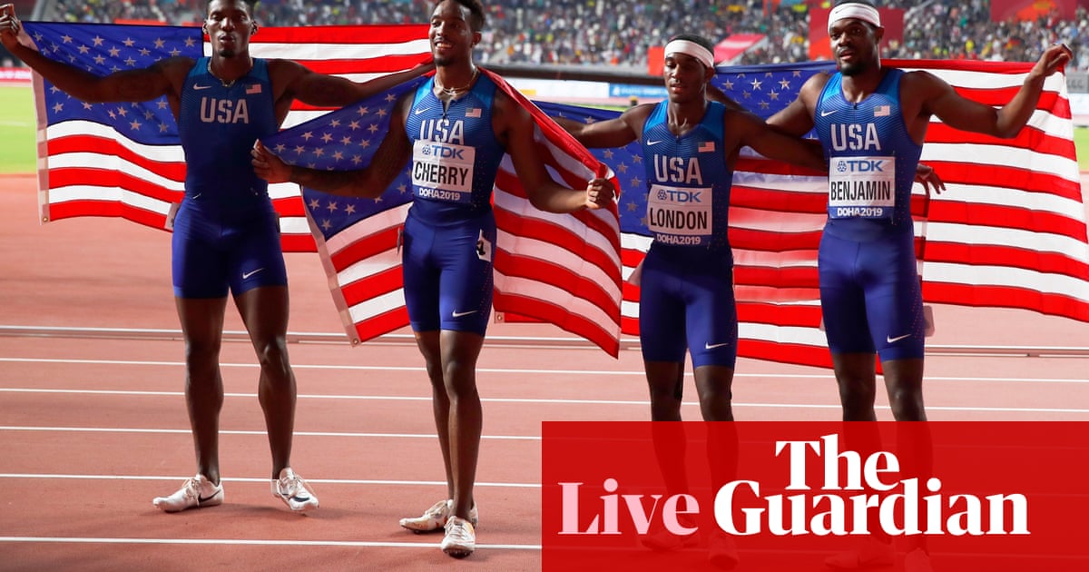 World Athletics Championships: USA win 4x400m relays on final day – as it happened
