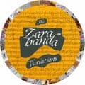 The Zarabanda Variations album artwork depicting musical notes against a yellow background