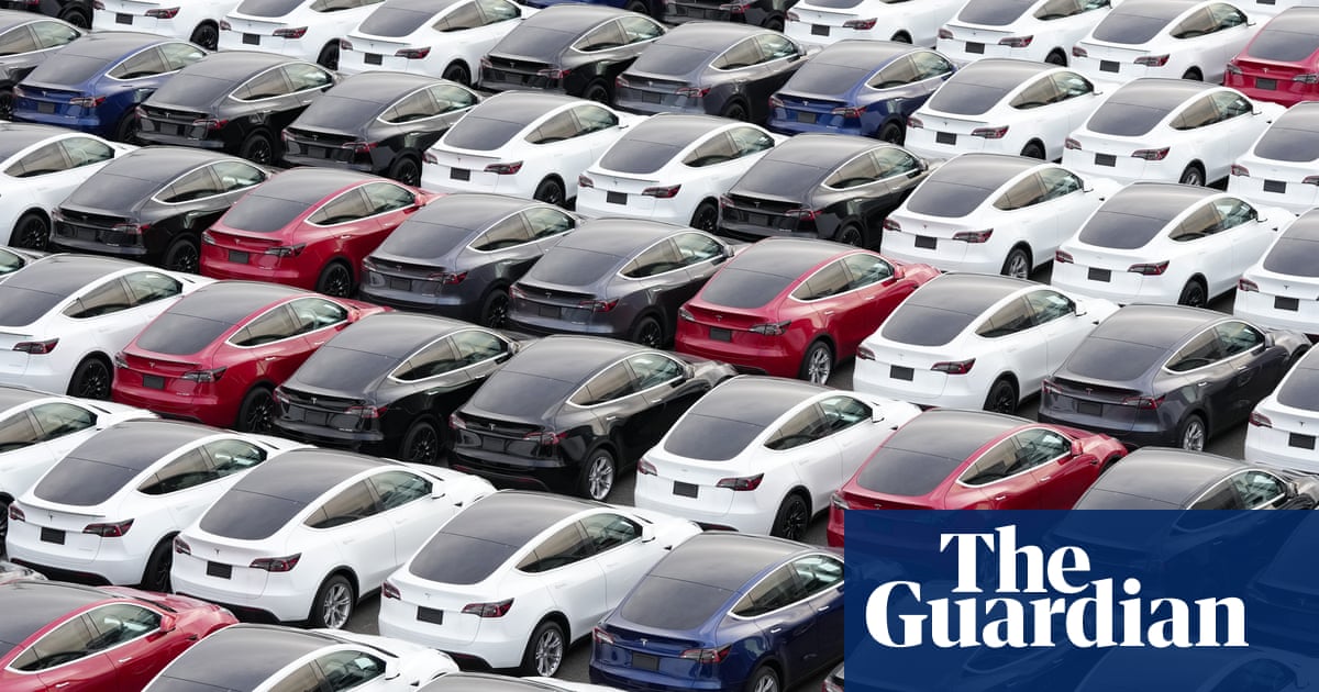 UK sales of new Tesla cars slump by more than a third amid Musk backlash | Tesla UK sales of new Tesla cars slump by more than a third amid Musk backlash | Tesla
