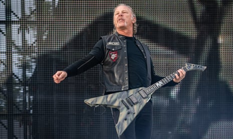 James Hetfield of Metallica performs in Trondheim, Norway in July.