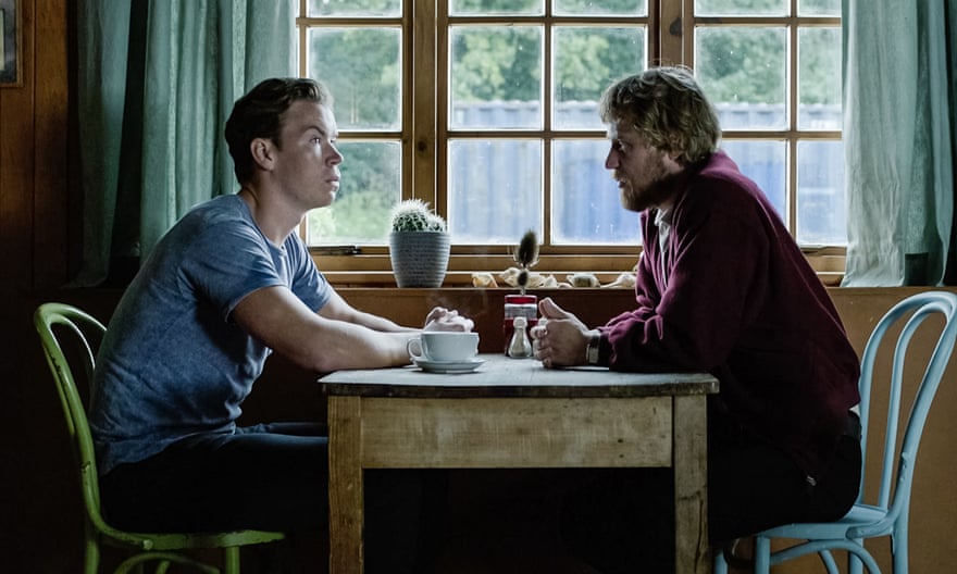 Double trouble: Johnny Flynn (right) in The Score, a musical heist featuring his songs and co-starring Will Poulter (left).
