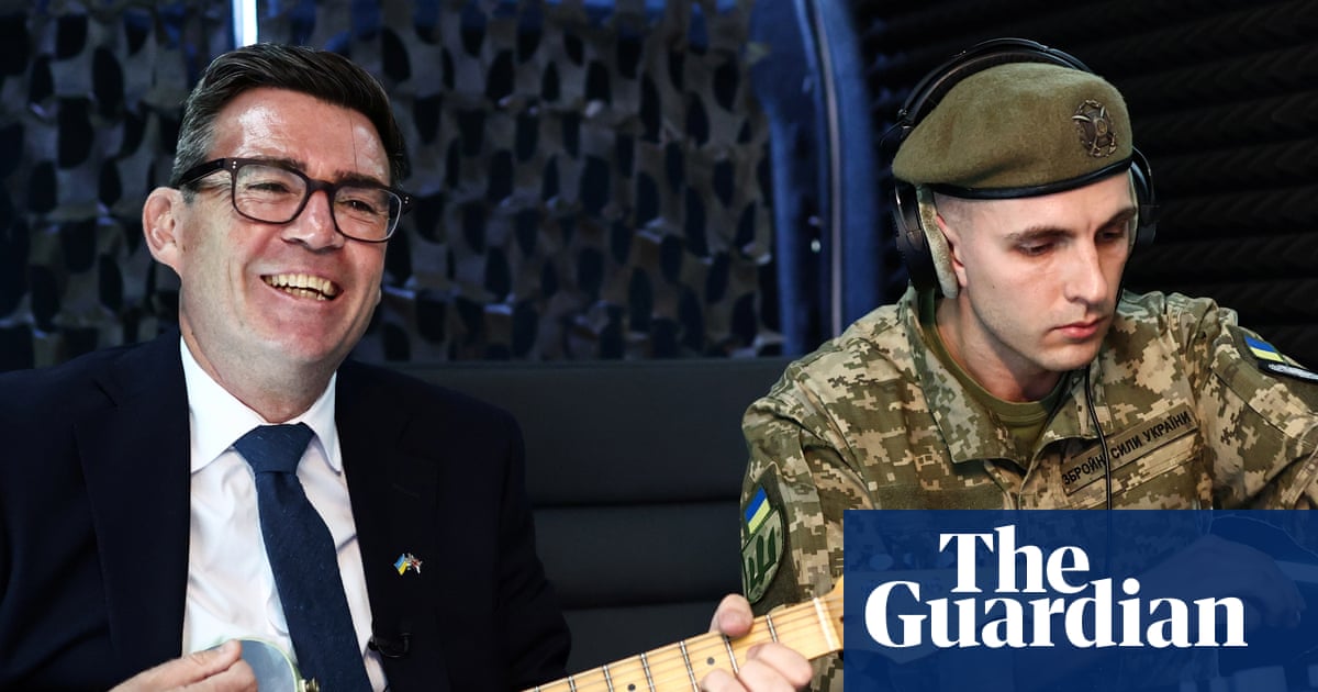 Bigmouth strums again: was Andy Burnham’s Smiths jam in Kyiv the perfect soundtrack to a Britain in freefall?