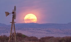 Full moon in the Karoo, South Africa