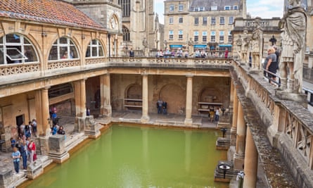 The Roman baths in Bath, Somerset.