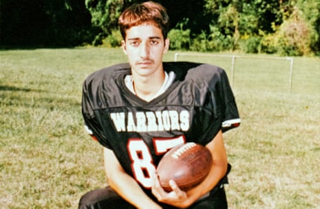 A picture of Adnan Syed when he was 16 years old and playing varsity football.
