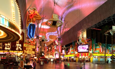 the Freemont Street Experience in downtown Las Vegas. 