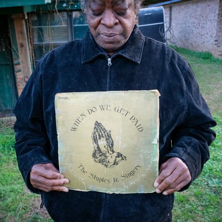 ‘Gospel was something we sang because we love to praise the Lord. Not some kind of show business’ … Edward Brown with an original copy of When Do We Get Paid.
