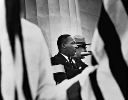 Martin Luther King Jr at the March on Washington, 1963.