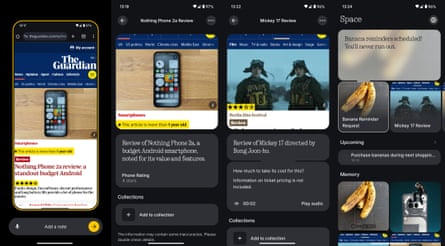 The Essential Space app on a Nothing Phone 3a Pro.